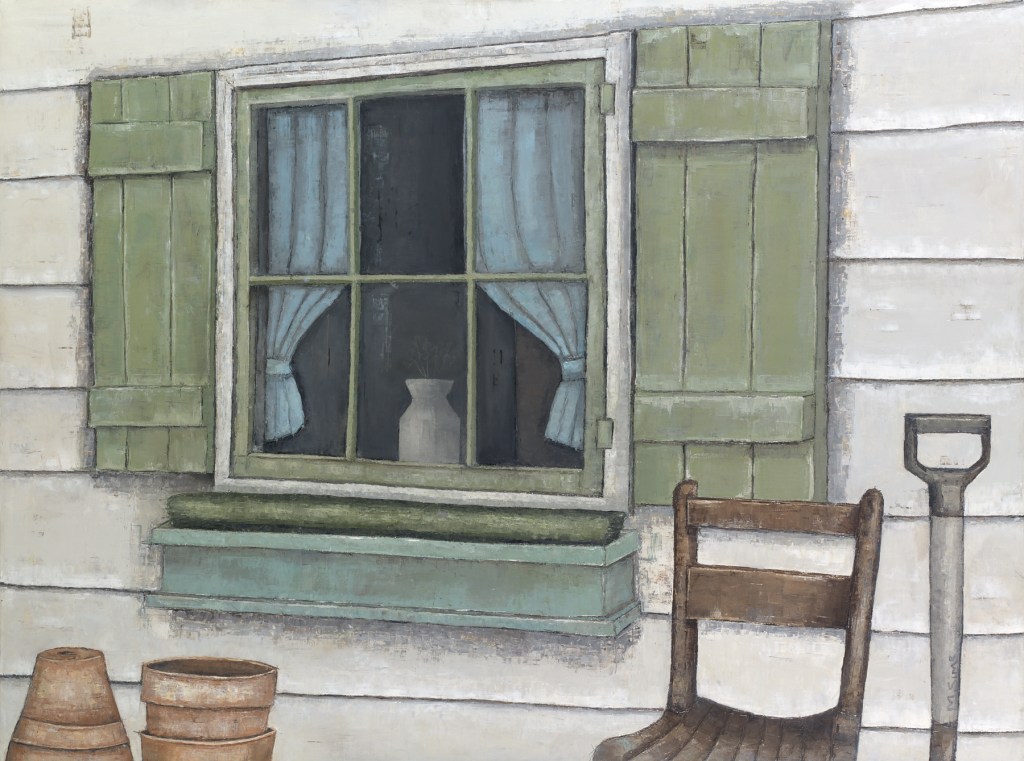 Green shutters